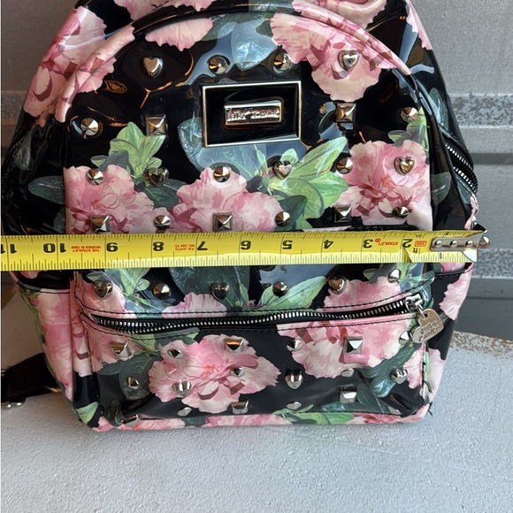 Pink Rose Betsey Johnson Backpack - Picture 6 of 7